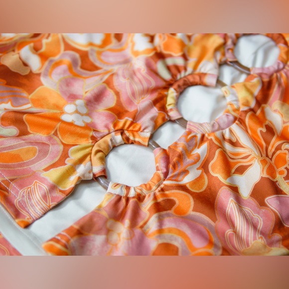 Hansen & Gretel Keisha Mini Skirt in Sunset Swirl XS - Picture 7 of 10